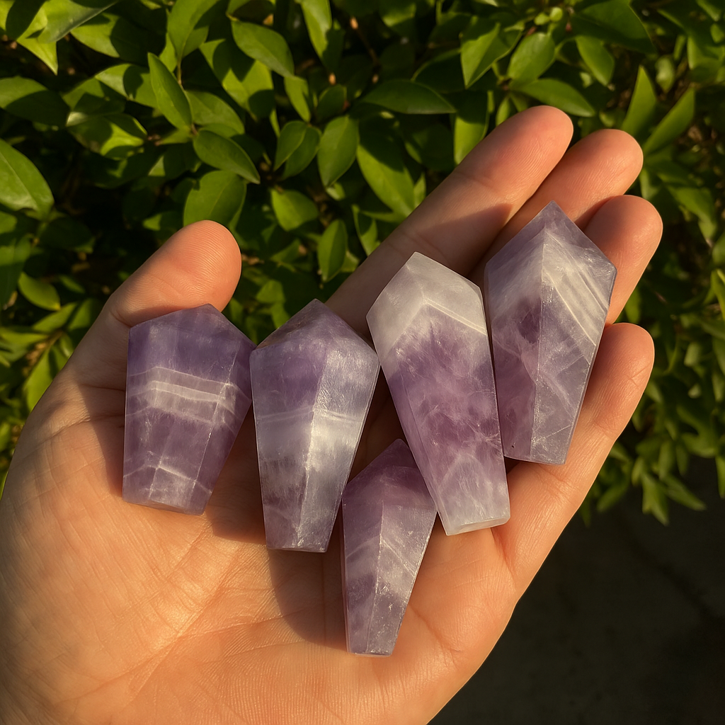ByLuva Amethyst Tower Point – Spiritual Clarity, Intuition & Crown Chakra Healing