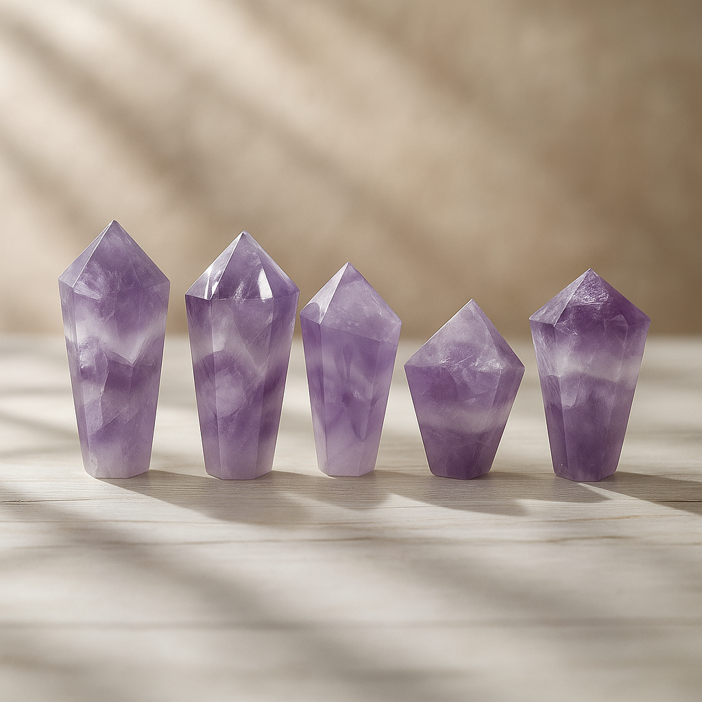 ByLuva Amethyst Tower Point – Spiritual Clarity, Intuition & Crown Chakra Healing