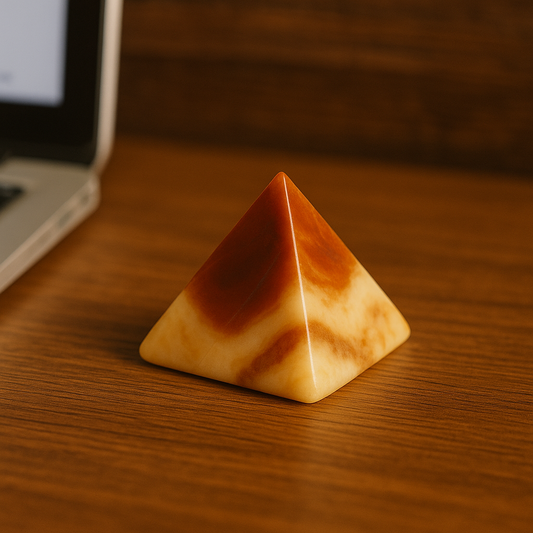 ByLuva Exclusive: Handcrafted Jasper Energy Pyramid