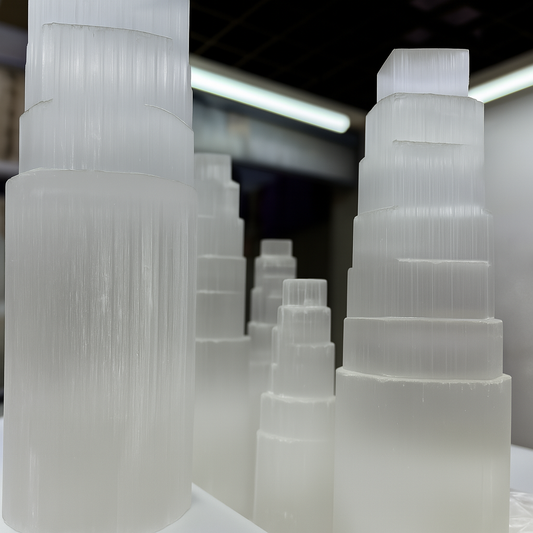 ByLuva Selenite Tower – Chakra Balancing & Aura Clearing